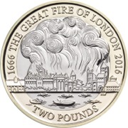 2016 Two Pound Coin Great Fire Of London Coin Parade